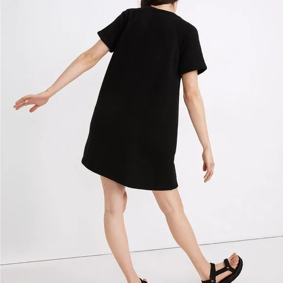 New Madewell MWL Airyterry Sweatshirt Tee Dress - Picture 3 of 10